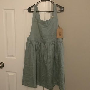 Blue smock dress